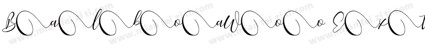 BalboaWoo ExtraBlack字体转换